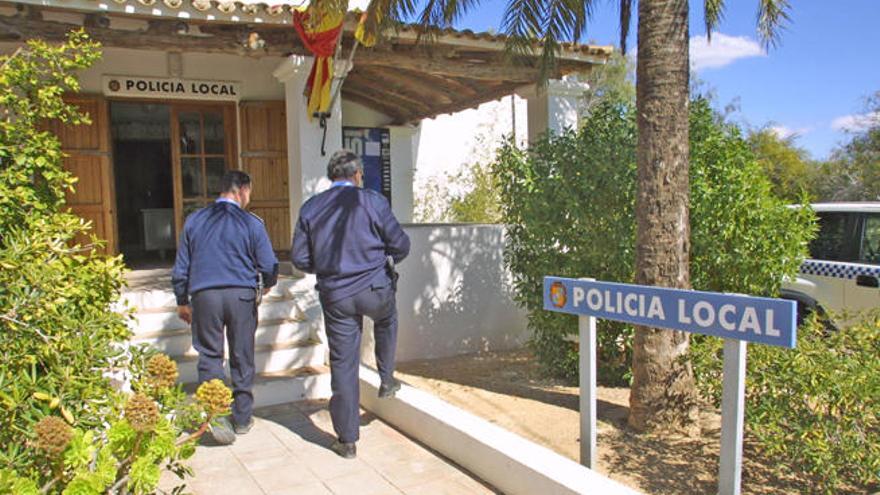 Imagen de archivo del retén de la Policía Local de Sant Josep.