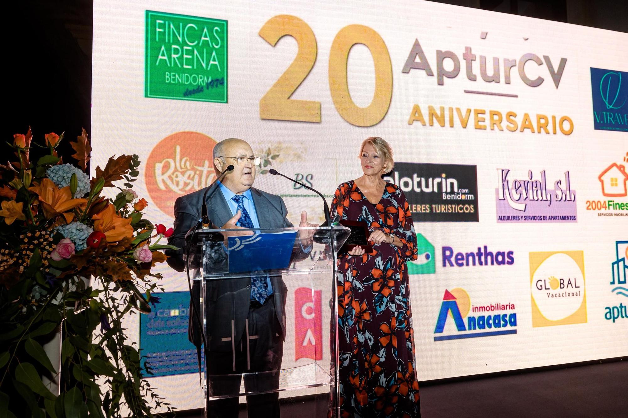 Gala 20 aniversario de la Asociación de Apartamentos Turísticos de la Comunidad Valenciana (APTURCV)