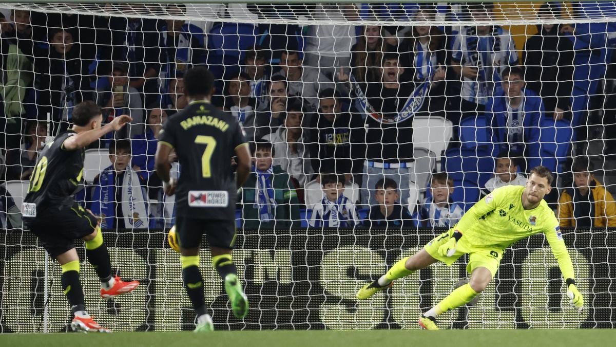 La Real cede un empate ante el Almería.