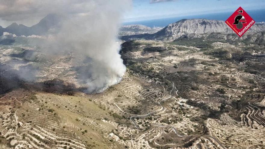 Incendio en Relleu