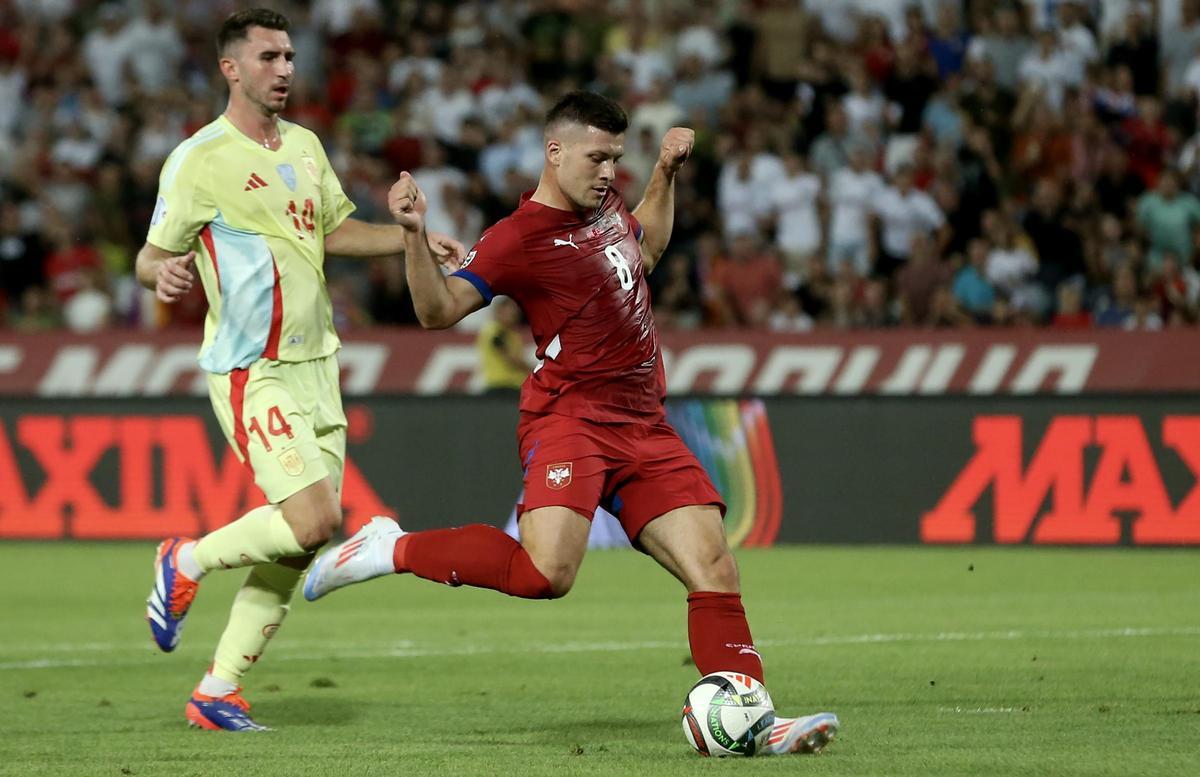 Nations League: Serbia - España, en imágenes.