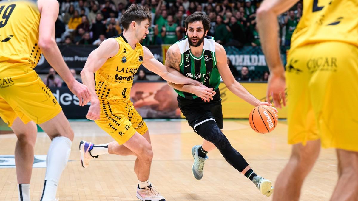 Ricky Rubio, en el partido de Liga Endesa ante La Laguna Tenerife