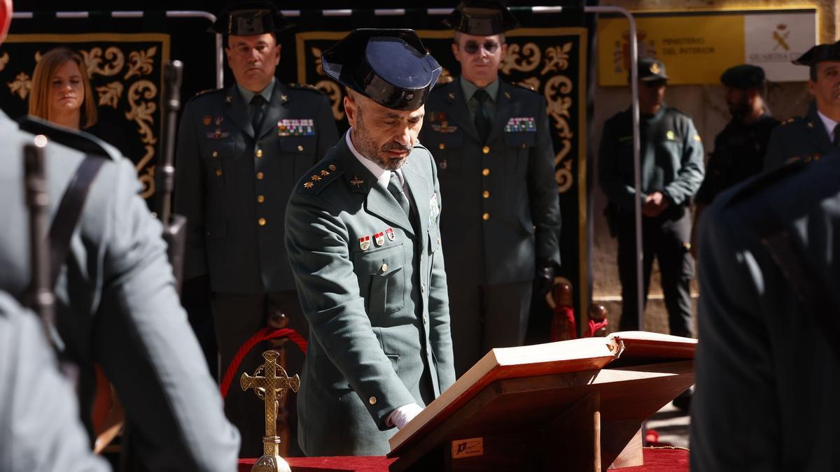 Toma de posesión del coronel jefe Juan Martínez Ros de la Comandancia de la Guardia Civil de València