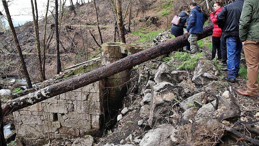 El Muíño dos Matos, en los terrenos del futuro parque forestal, será recuperado.