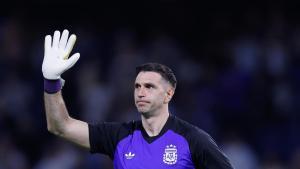 El Dibu Martínez, portero de la selección argentina