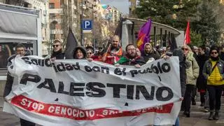 "Palestina, libertad", el grito reivindicativo de Zamora