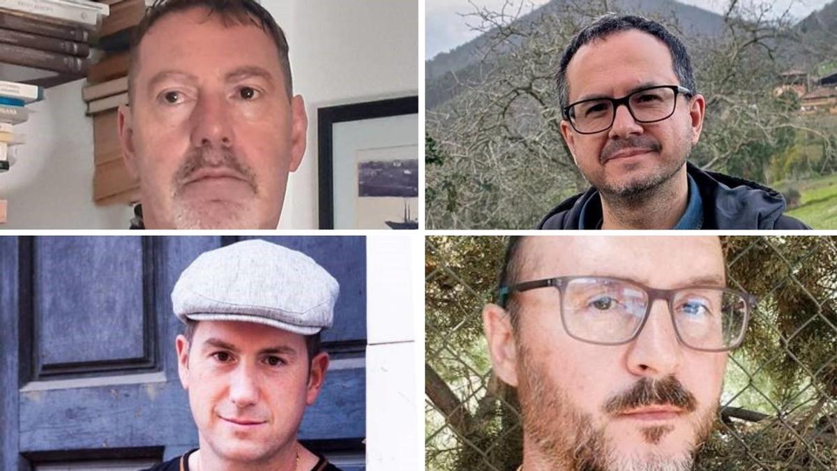Héctor Fernández, Héctor Pérez Iglesias, José Ángel Gayol y Ricardo Candás.