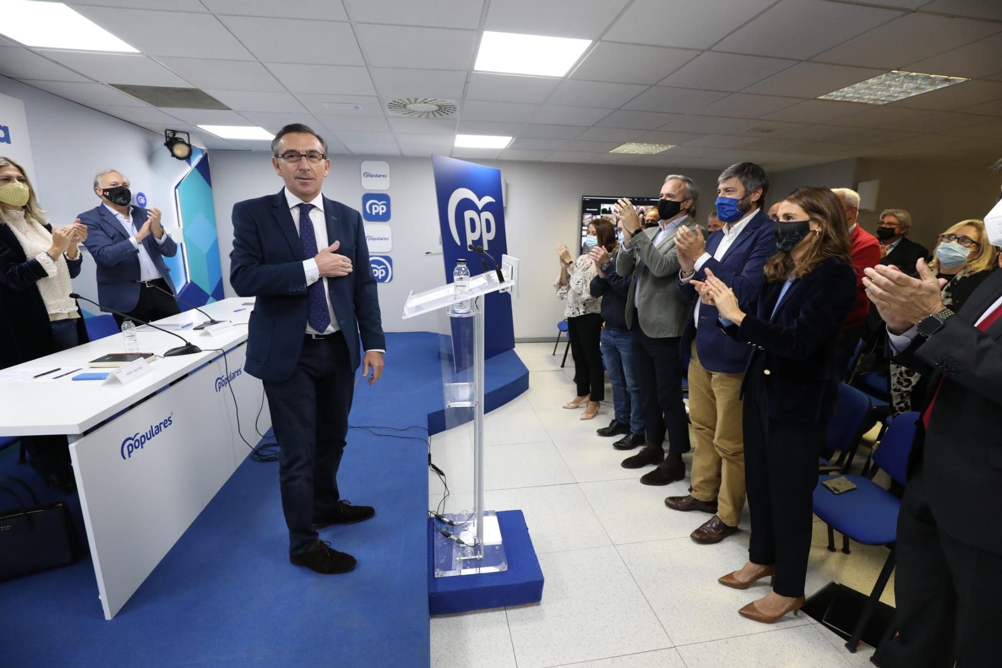 FOTOGALERÍA | Azcón anuncia su candidatura a la presidencia del PP en Aragón