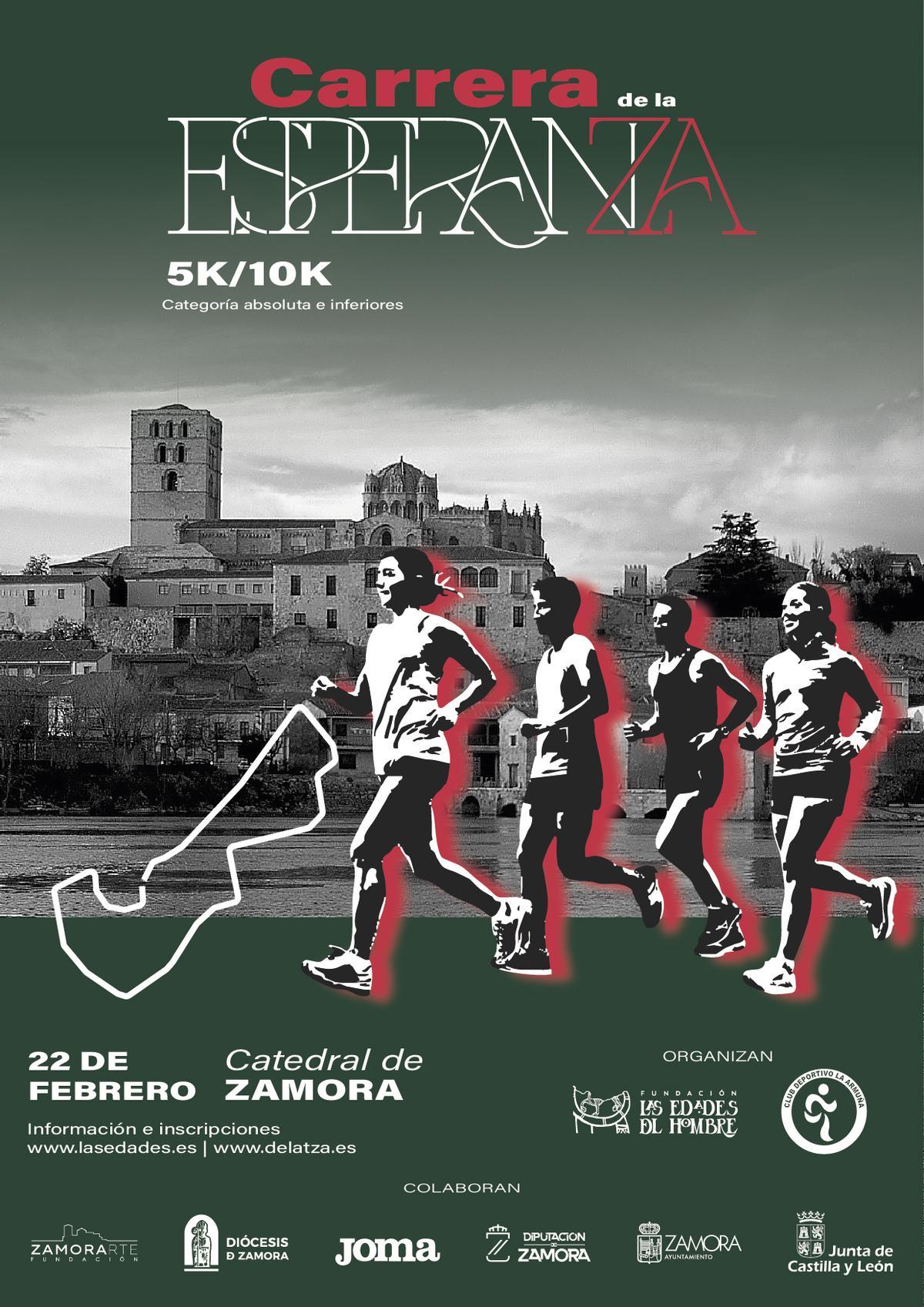 Cartel de "Carrera de la EsperanZa"