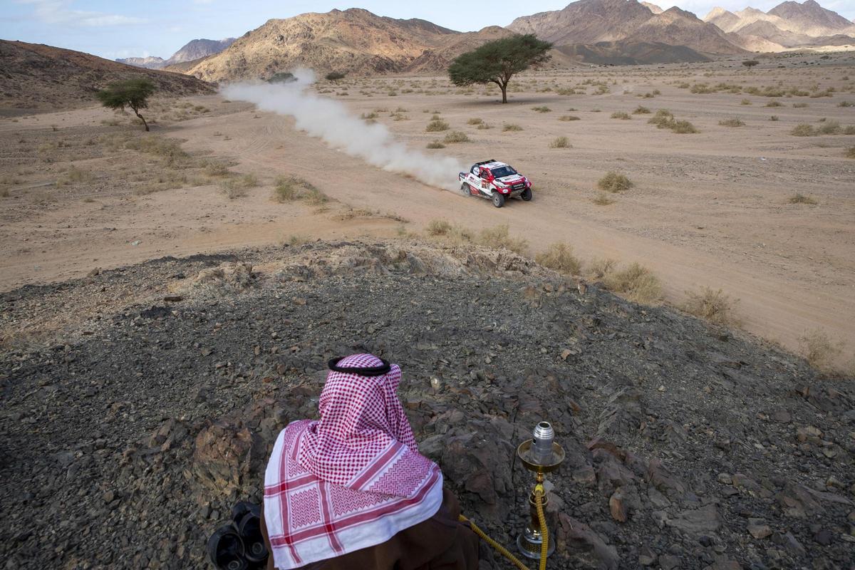 Etapa del Rally Dakar que se disputó en 2020 en las inmediaciones de Neom.
