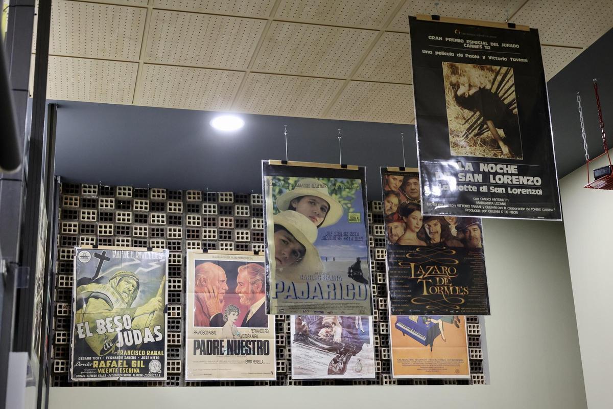 Carteles antiguos en el museo de la Filmoteca Regional, en una imagen de archivo