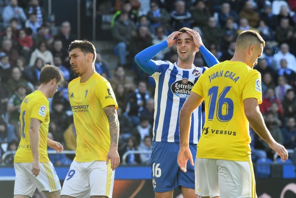 El Dépor le gana 1-0 al Cádiz