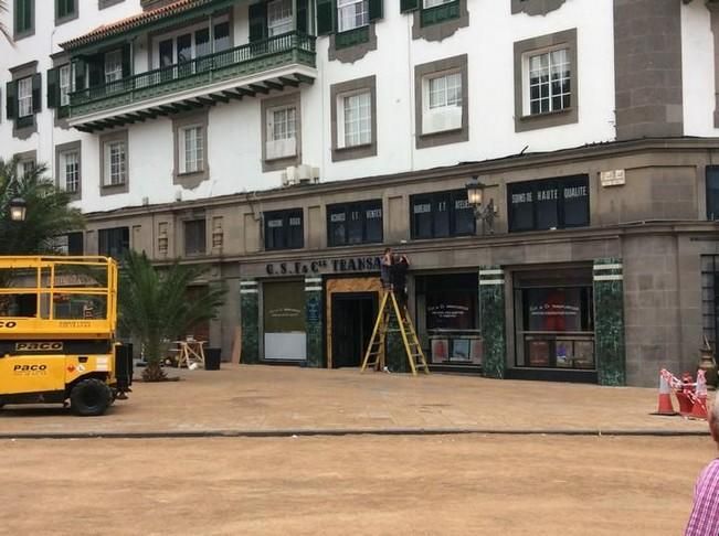 Decorados de ''Allied'' en Triana