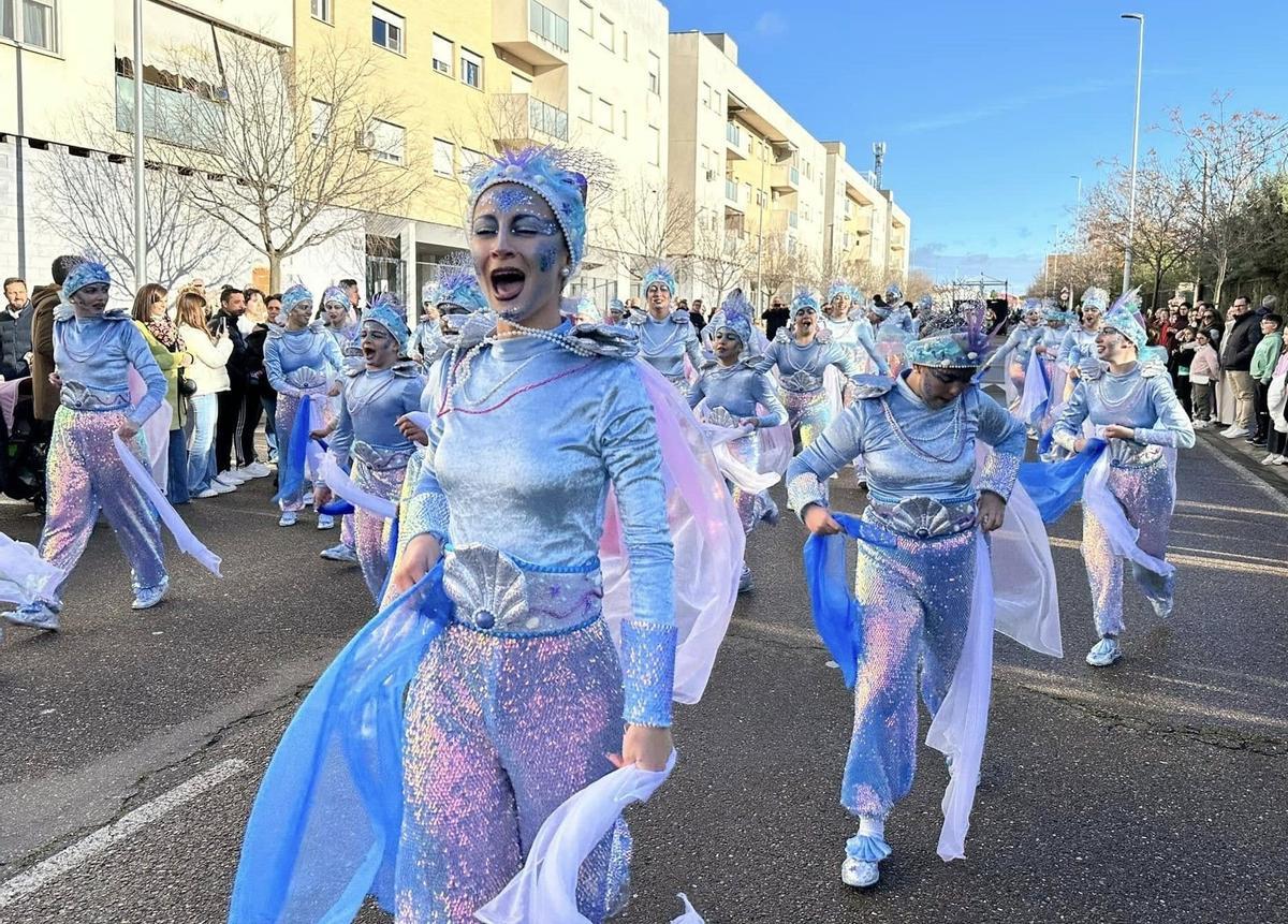 Un grupo durante el desfile del carnaval de calle del año pasado.