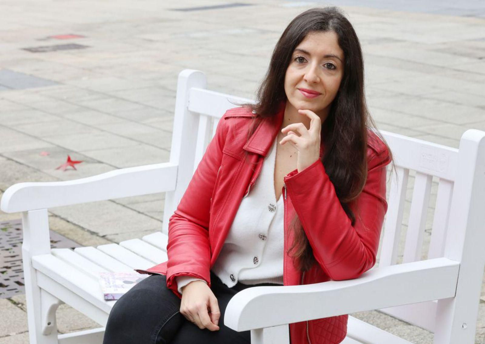 La escritora viguesa Andrea López.