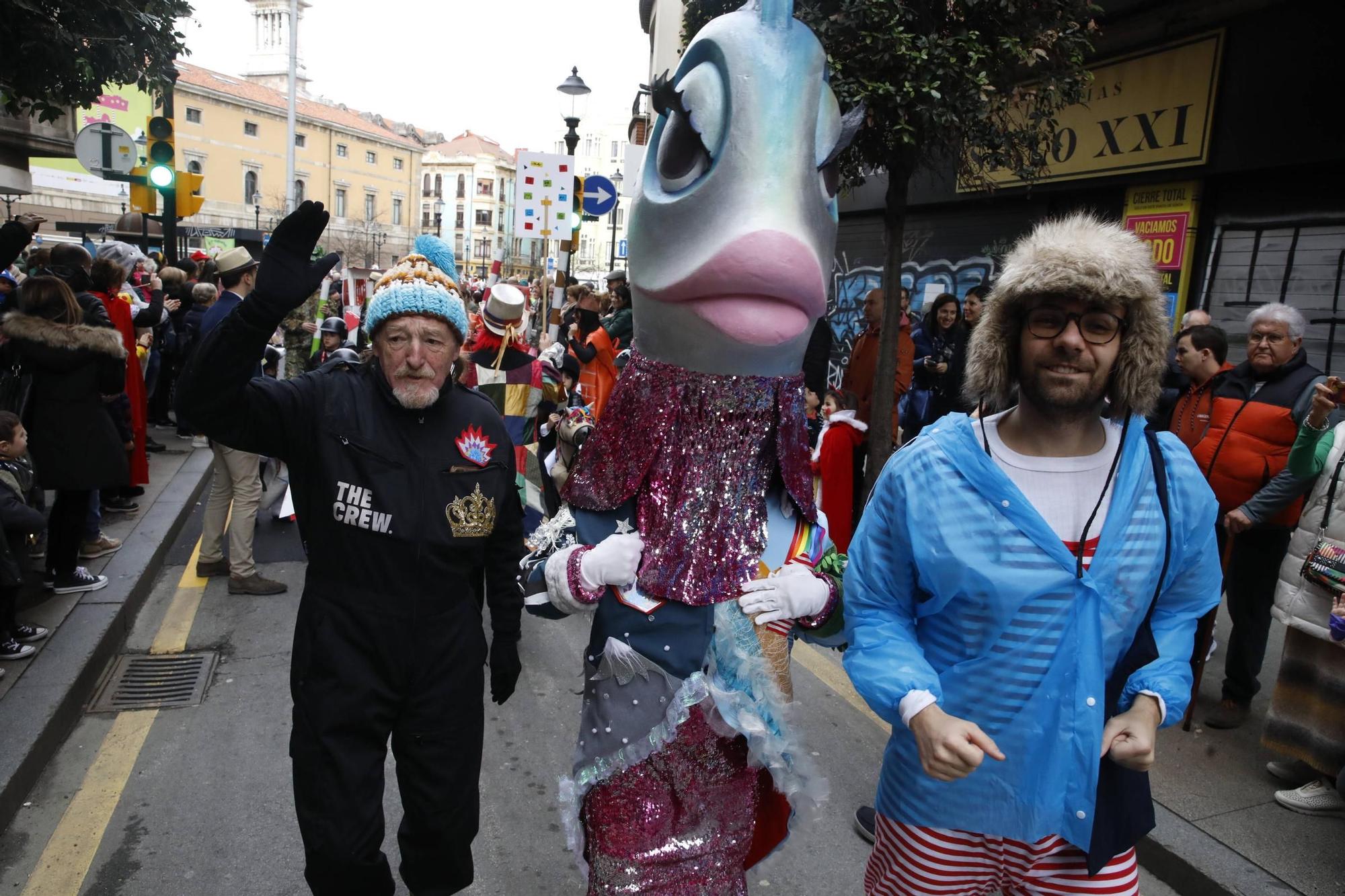 Así han disfrutado pequeños y mayores en el desfile infantil del Antroxu de Gijón (en imágenes)