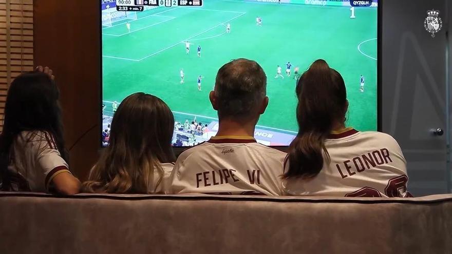 La Familia Real celebra la clasificación de España para la final del Mundial