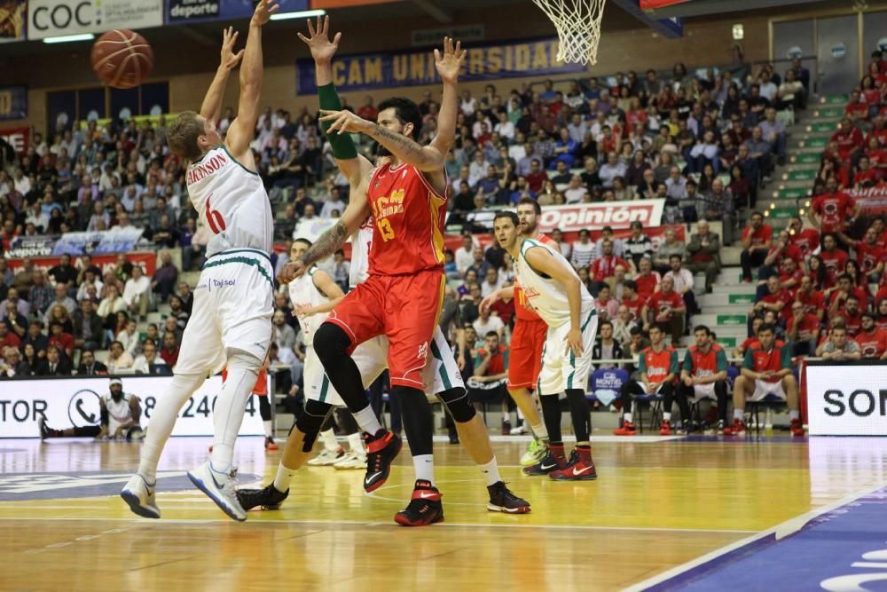 Baloncesto: El UCAM Murcia - Sevilla, en fotos