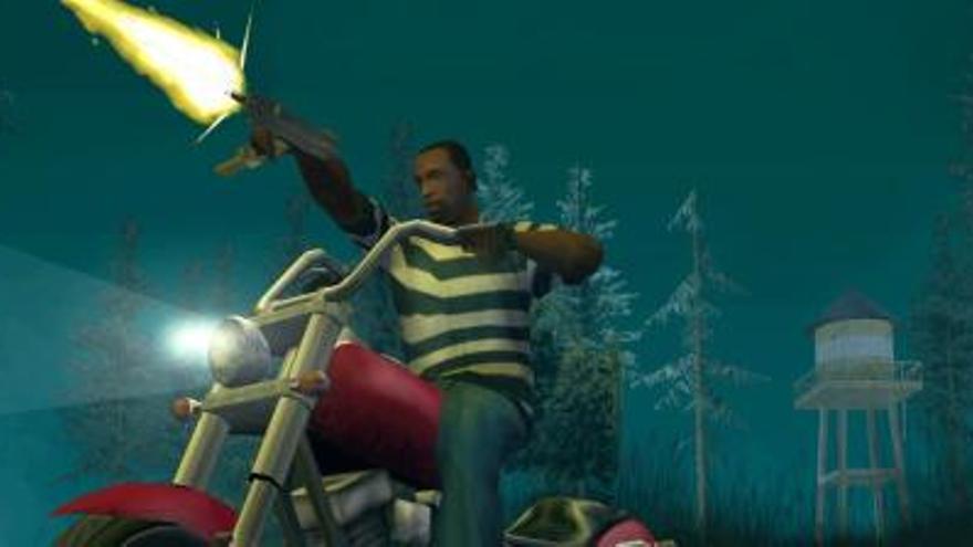 Imagen del &quot;Grand Theft Auto - San Andreas, un videojuego violento