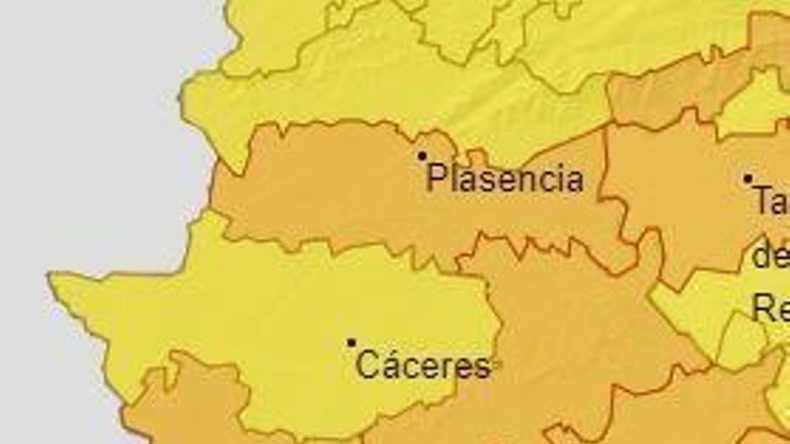 La alerta naranja por calor se mantiene este viernes en varias comarcas de Extremadura