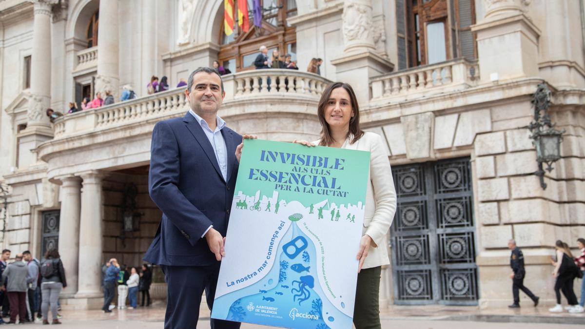 El Ayuntamiento de València y Acciona han puesto en marcha la campaña “Invisible a los ojos, esencial para la ciudad” con la que pretenden visibilizar las infraestructuras del servicio de saneamiento.