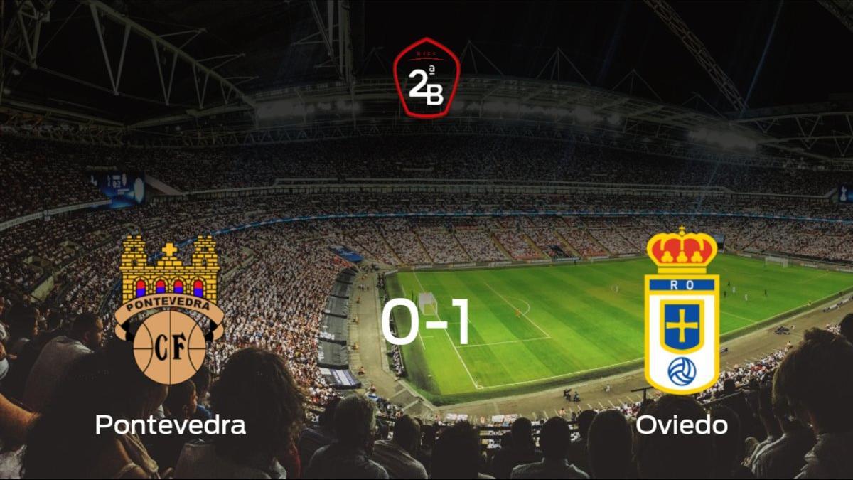 El Real Oviedo B se queda con los tres puntos tras derrotar 0-1 al Pontevedra