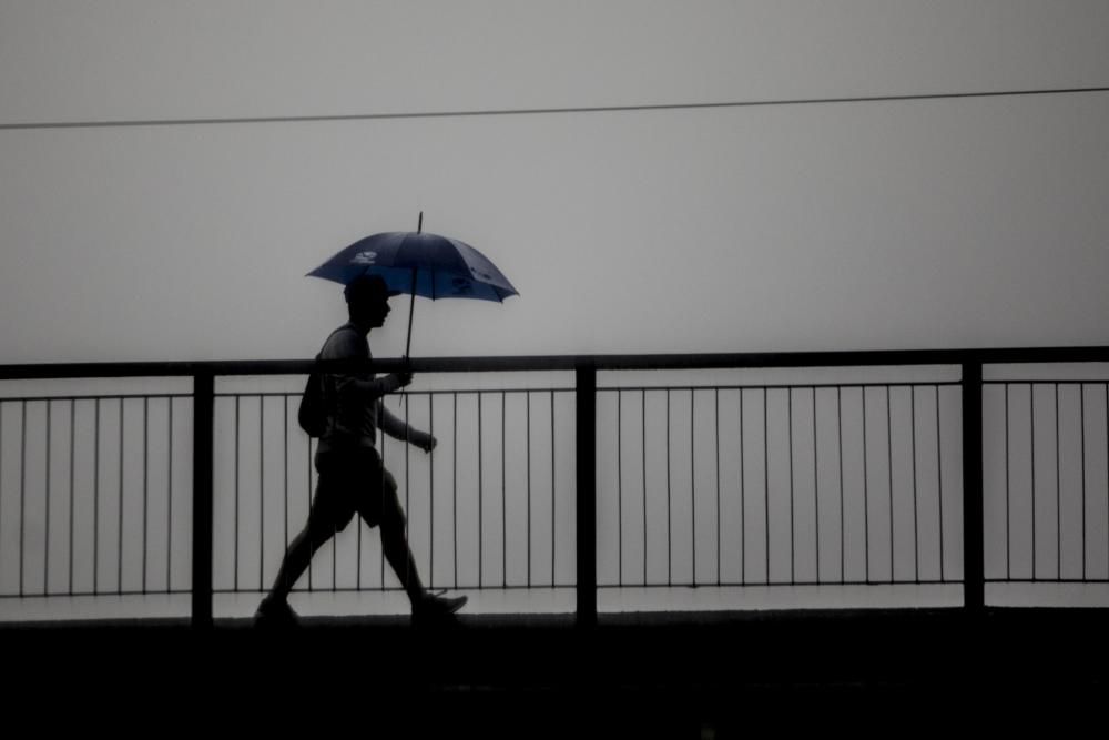 La lluvia irrumpe en Asturias tras la ola de calor