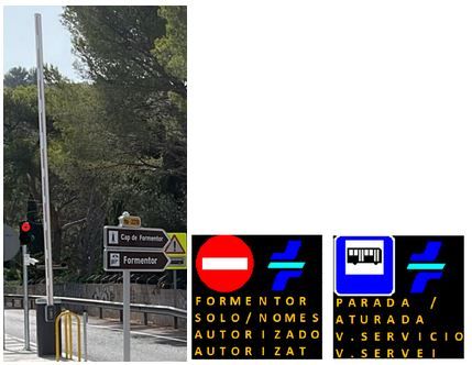Sieht es an der Einfahrt zum Cap Formentor so aus, dürfen nur autorisierte Fahrzeuge weiterfahren.