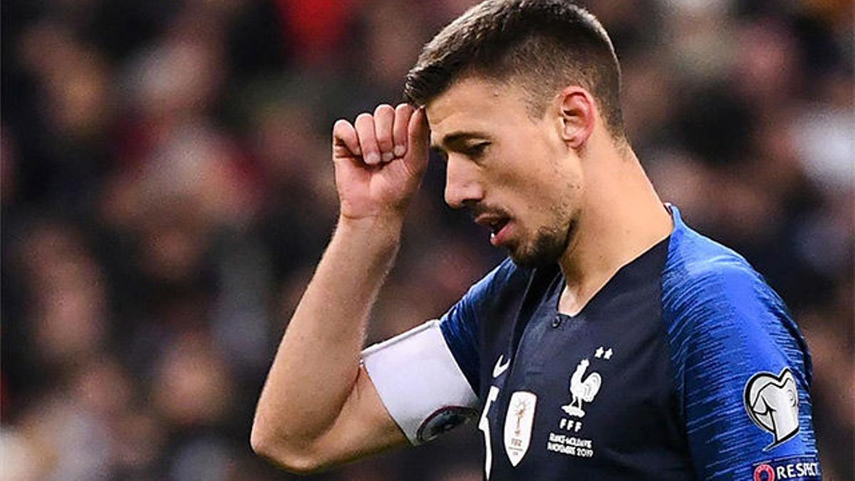 ¡Tierra trágame! El error de Lenglet en el gol de Moldavia ante Francia