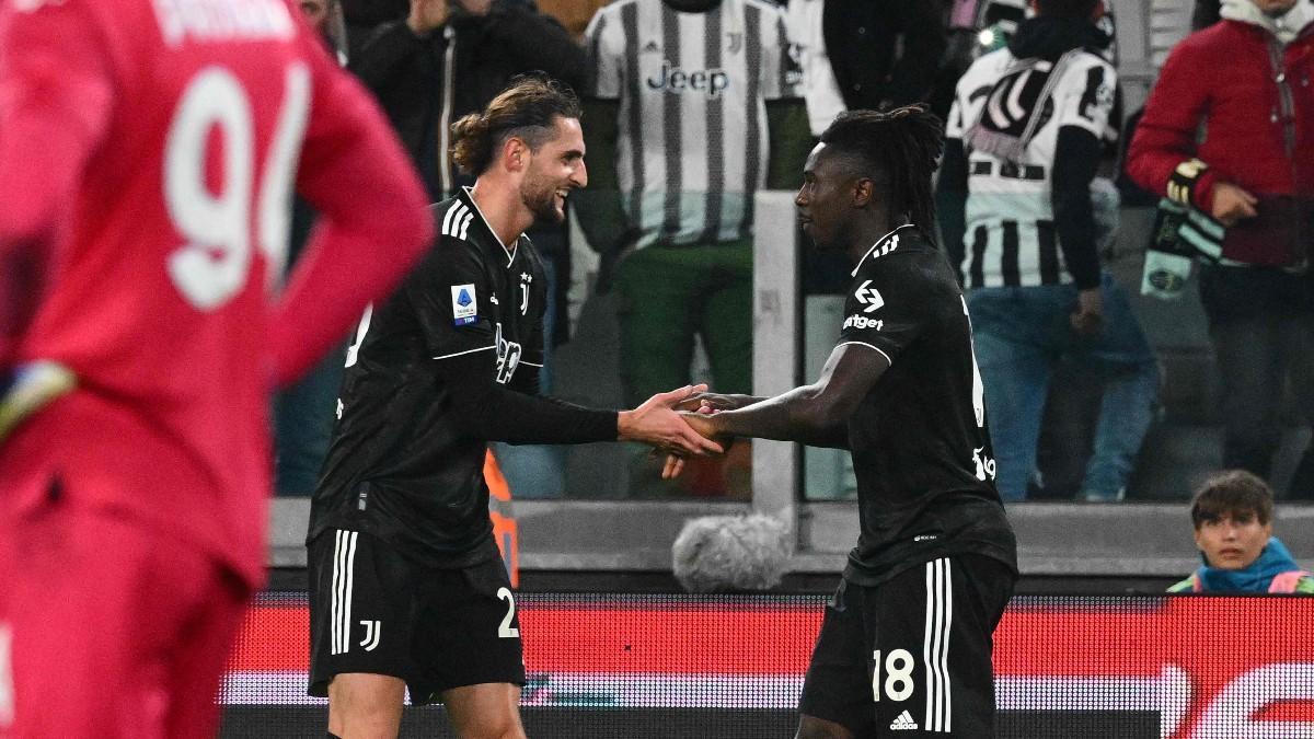 Kean y Rabiot, protagonistas del primer tanto de la Juventus