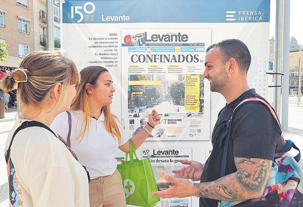 Laura, Carla y Sergio recuerdan los meses de confinamiento.