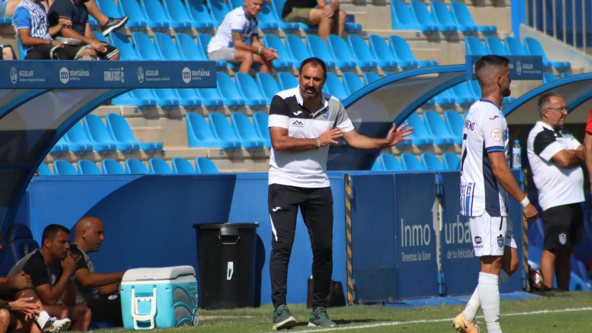 Trainer Juanma Barrero war mit der zweiten Halbzeit unzufrieden.