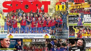 Las portadas de la prensa deportiva de hoy
