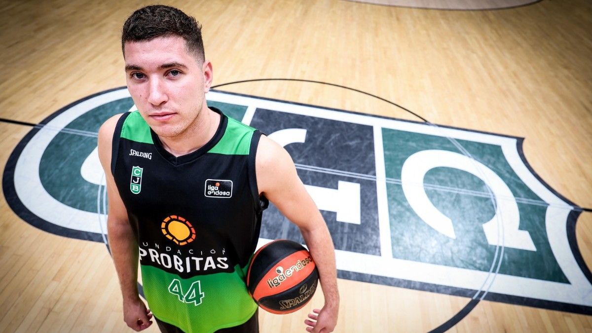 Joel Parra, en la presentación del Joventut