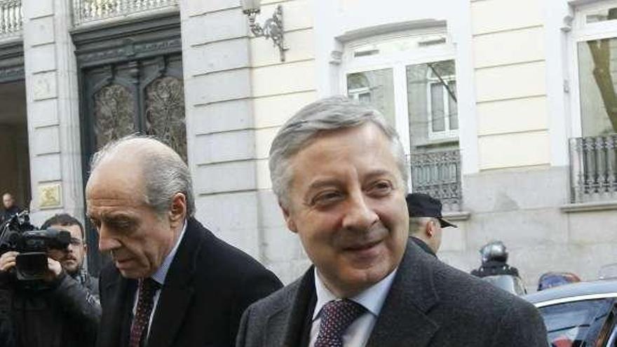 Blanco, antes de declarar ante el Supremo como imputado en enero. / efe