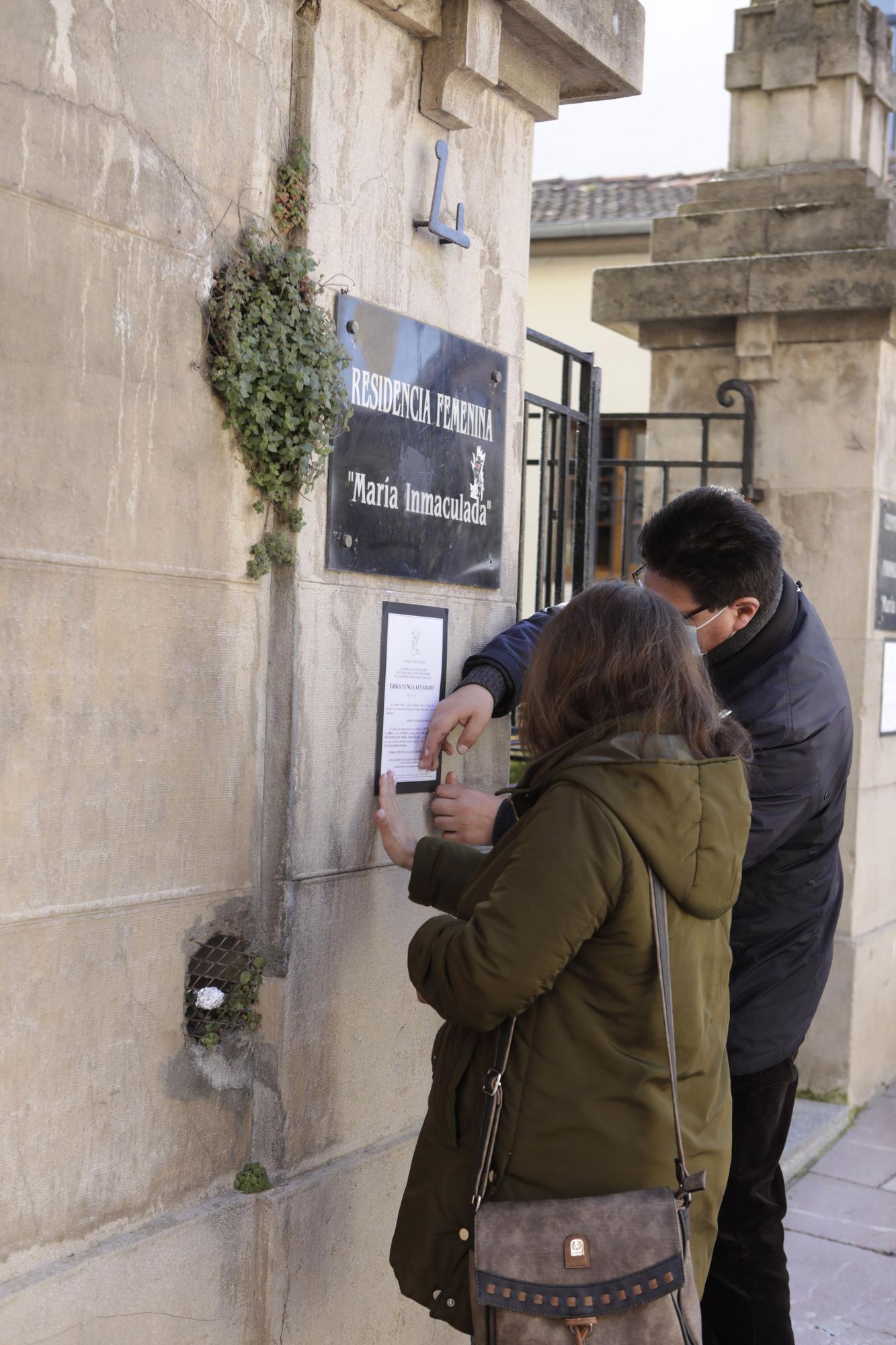 EN IMÁGENES: Capilla ardiente por la adolescente asesinada en Oviedo