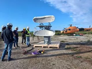 Trabajos de mantenimiento en el Sistema de Vigilancia Exterior (SIVE) de la isla de Ons