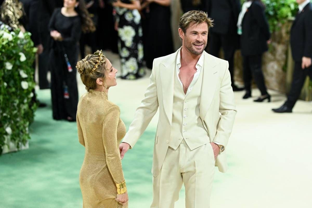Elsa Pataky y Chris Hemsworth, espectaculares en la Gala MET 2024