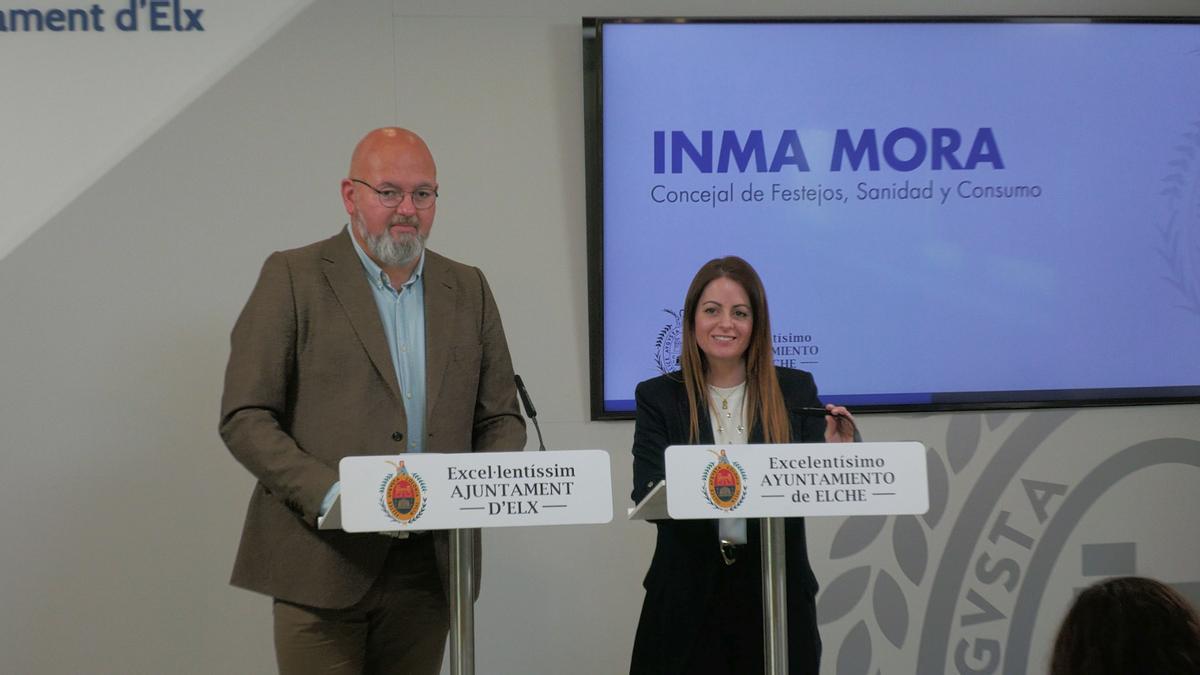 Joaquín Martínez e Inma Mora, hoy hablando sobre las novedades de Semana Santa 2024