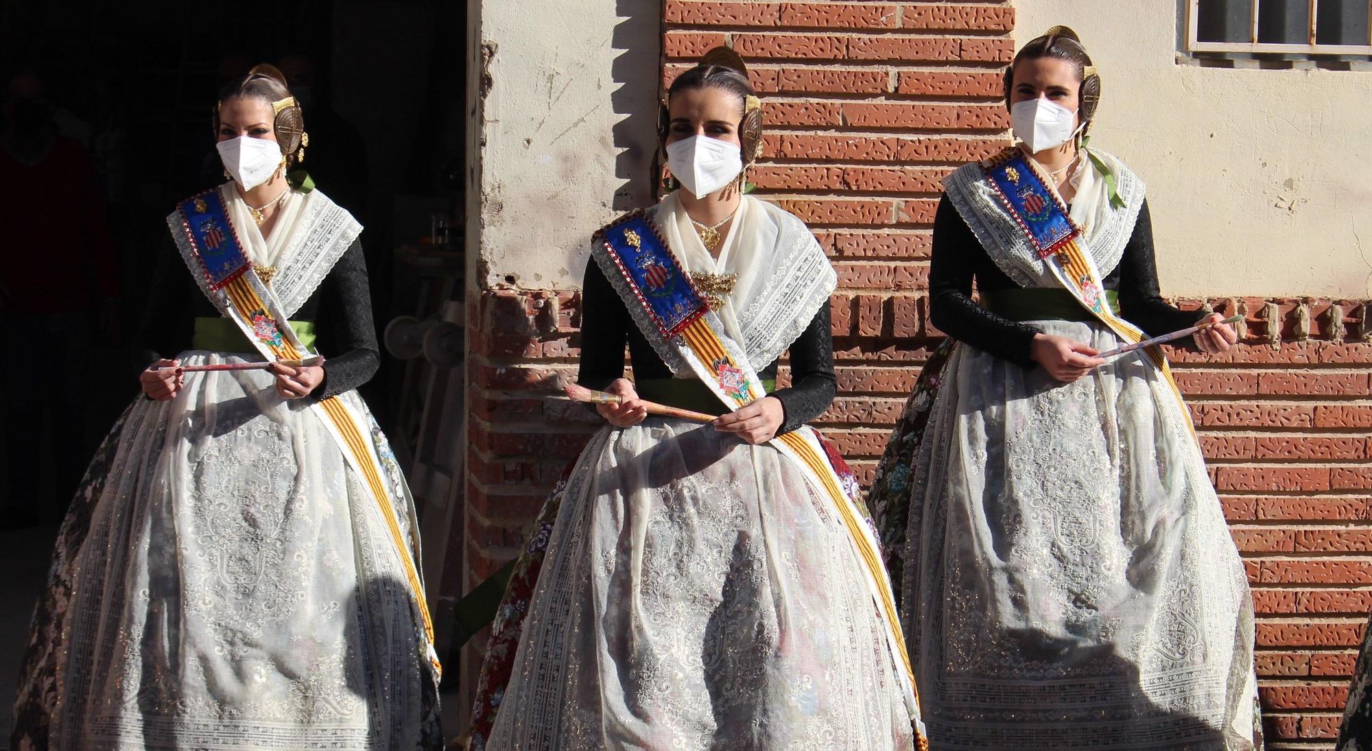 Tutorial de Fallas para Consuelo y la corte en la fiesta del Patrimonio