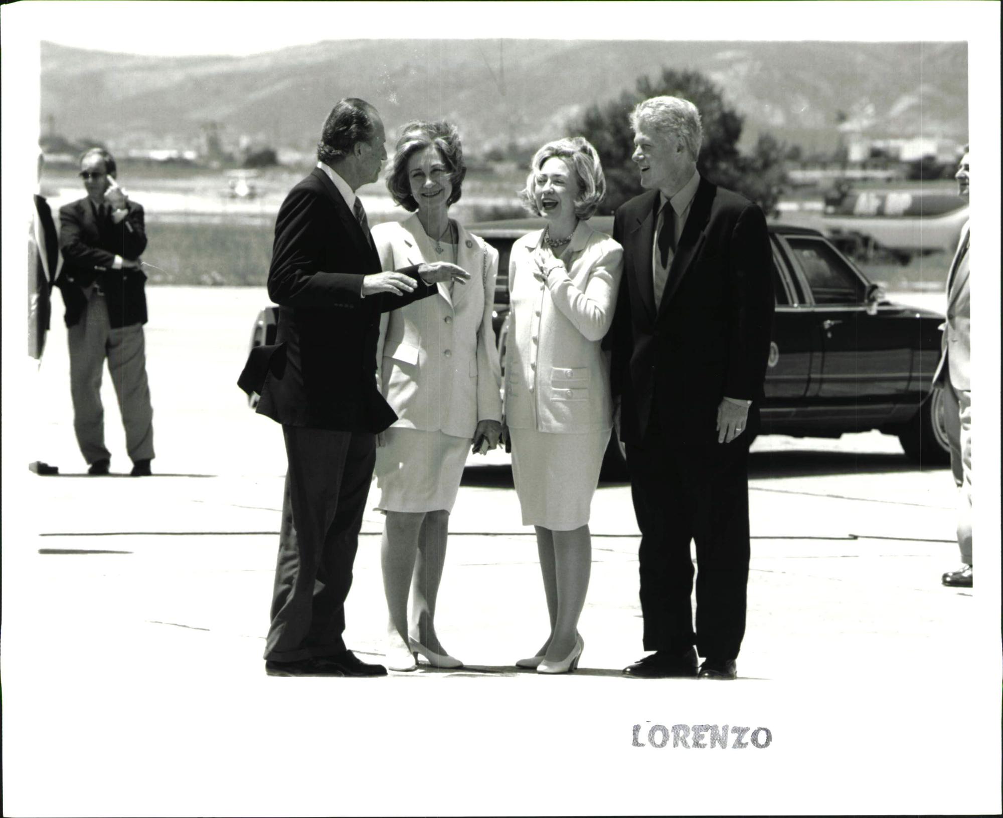Se cumplen 25 años de la visita de Clinton a Mallorca