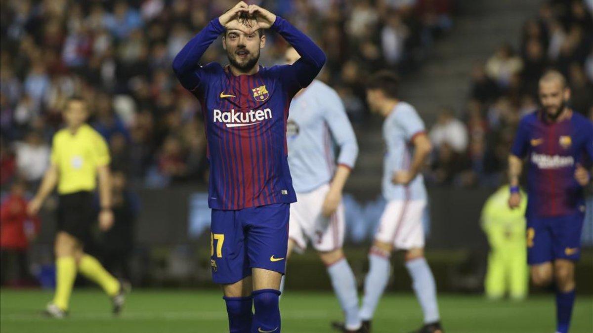 Jose Arnaiz marcó el año pasado en Vigo, pero el Barça no ganó