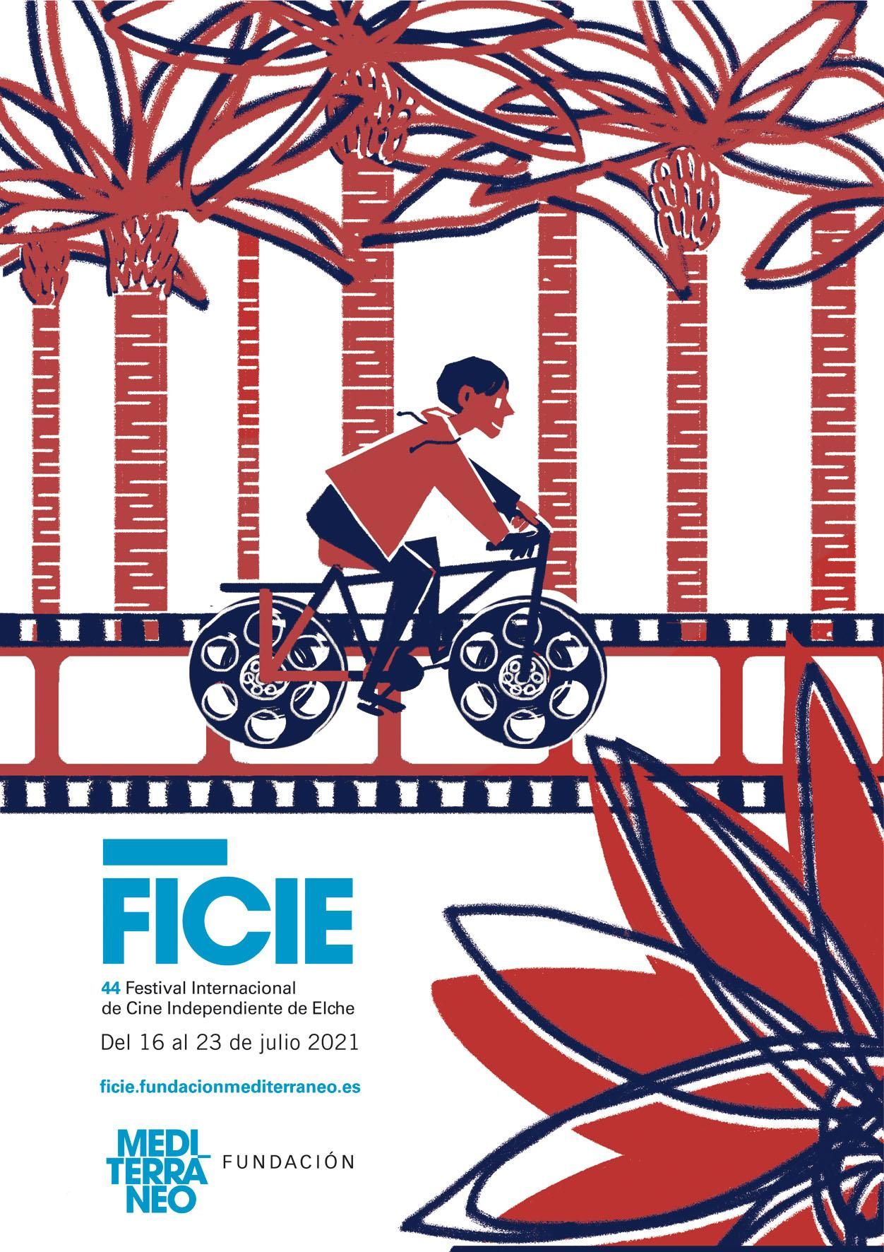 Cartel del Festival de Cine de Elche elaborado por Agathe Pias