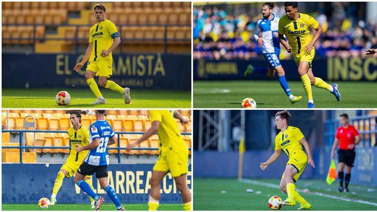 Cinco nuevas bajas en el Villarreal B: se despiden Isma Sierra, Eto’o, Iván Rodríguez y Adrián Ruiz (en las imágenes), junto a , Sebas Salazar..