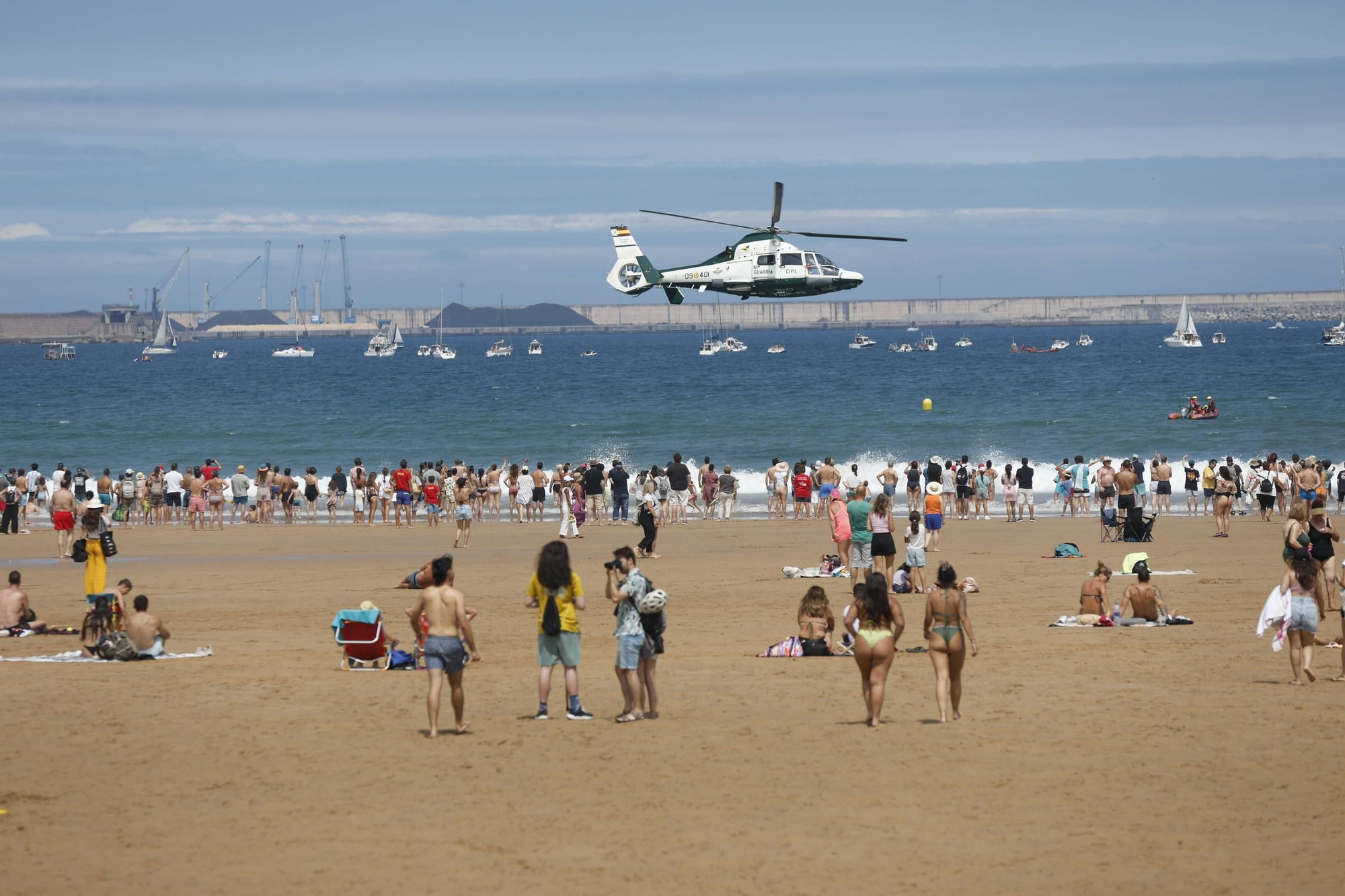 El espectacular y multitudinario Festival Aéreo de Gijón, en imágenes