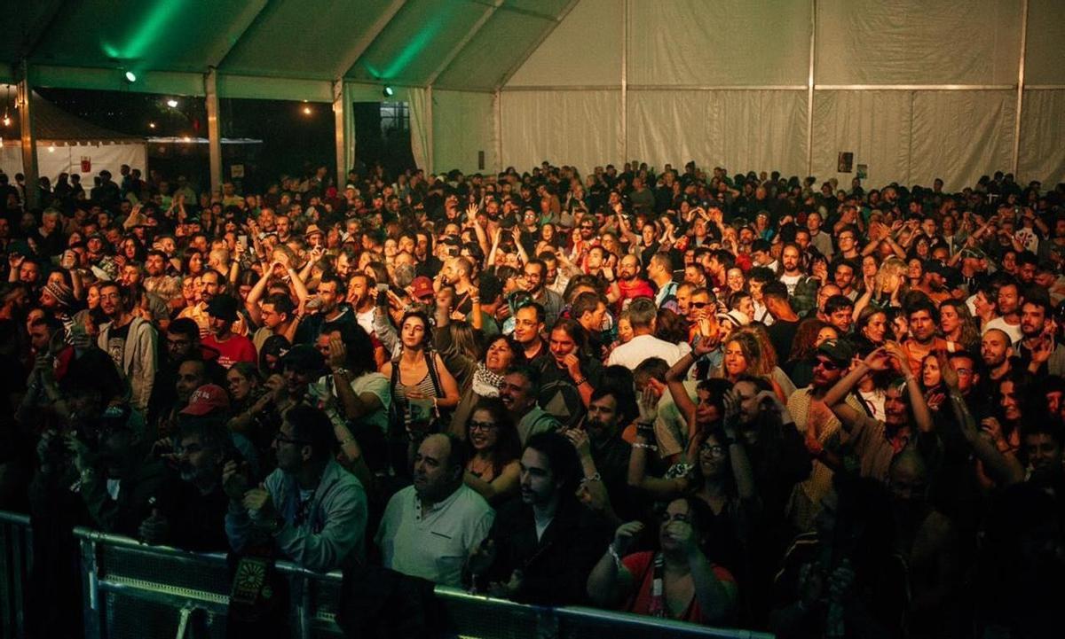 El público asistente a la última edición del Festival Millo Verde de Redondela
