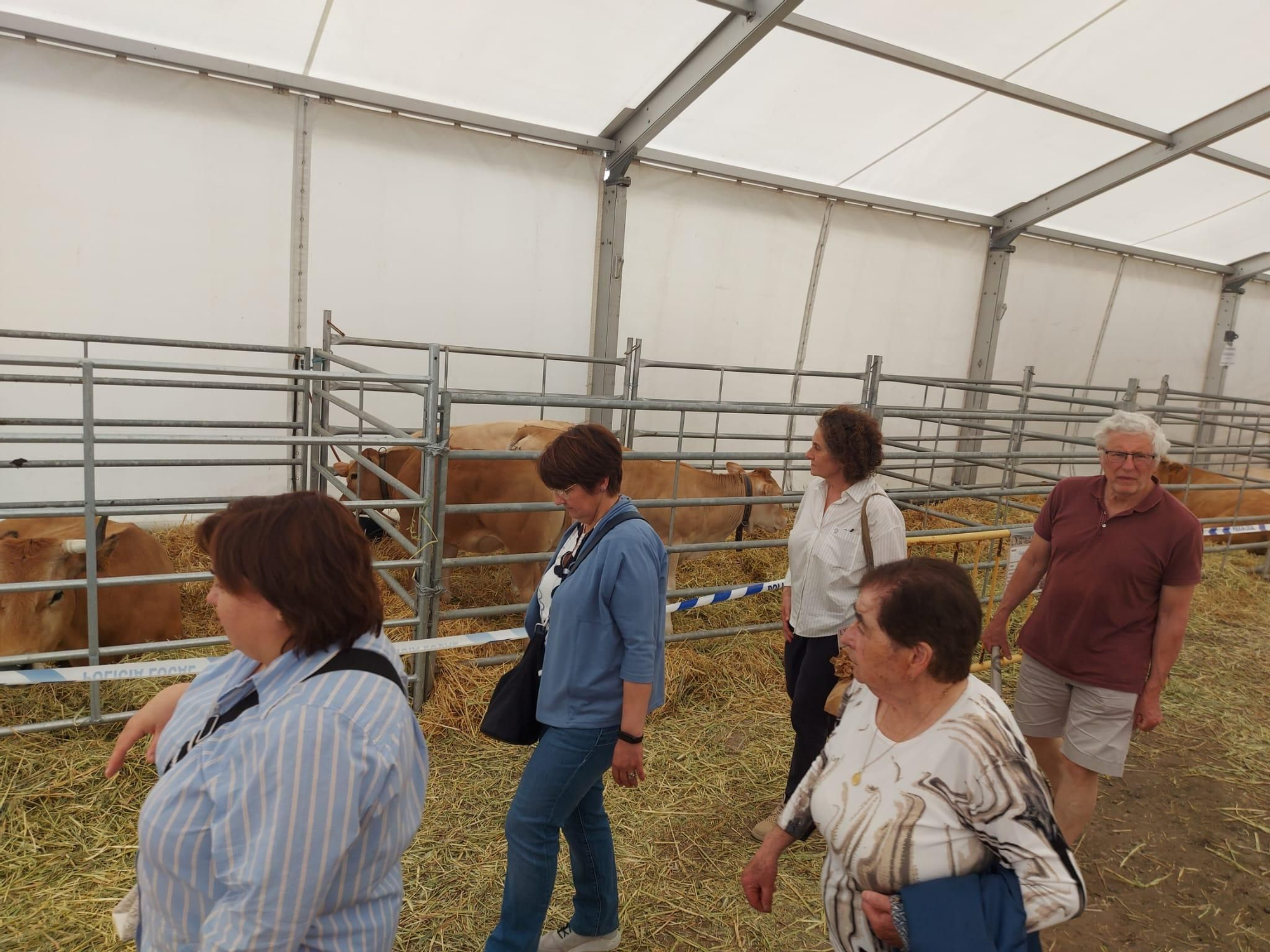 El público llenó la Feria de Vegadeo durante el fin de semana