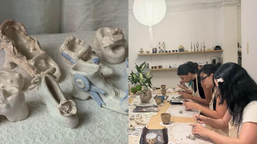 Zapatitos de porcelana, vino y rococó: el curioso taller de cerámica japonesa que puedes hacer en Madrid con una única fecha este octubre