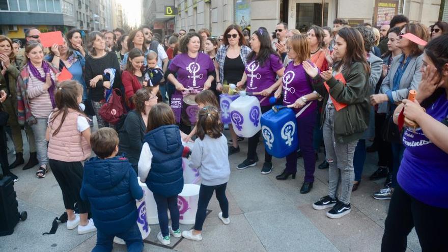 Manifestación en Pontevedra contra la sentencia de &quot;La Manada&quot;