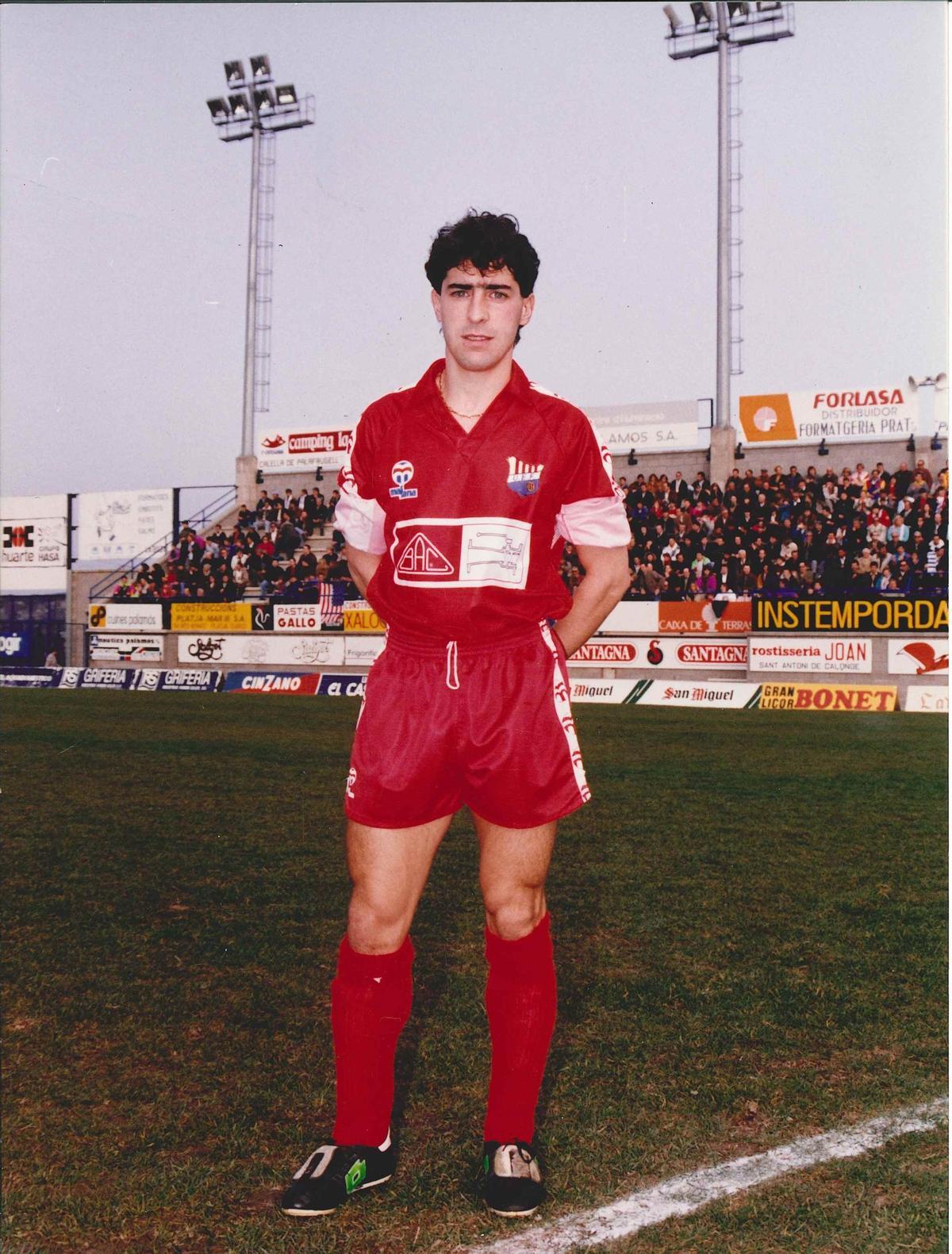 Ramos, al Nou Estadi de Palamós, després del derbi gironí